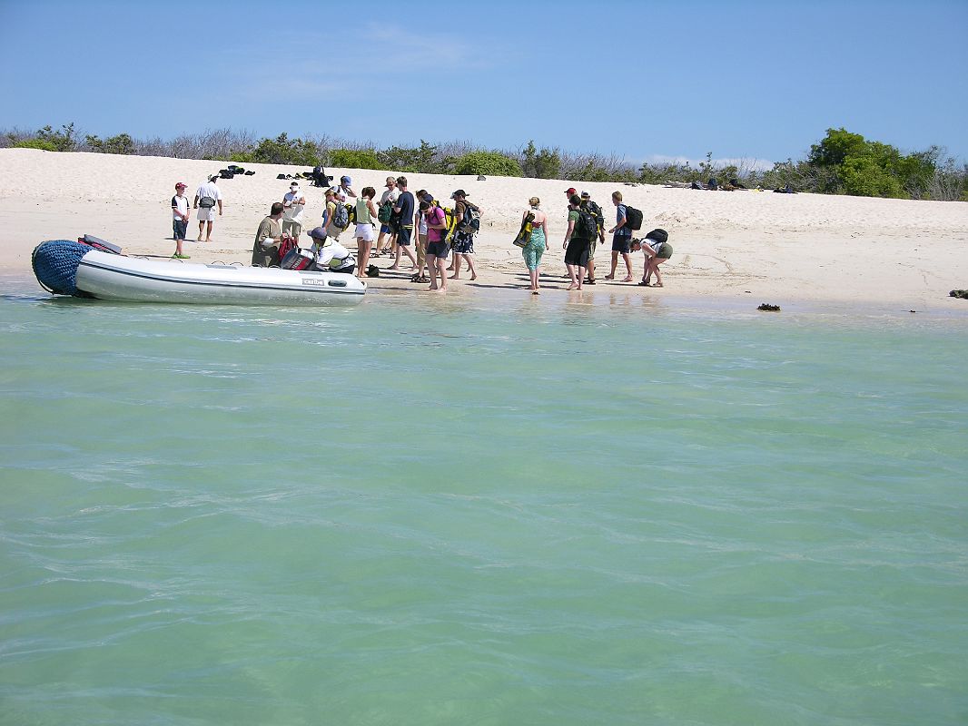 Galapagos 1-2-01 Bachas Landing on Beach